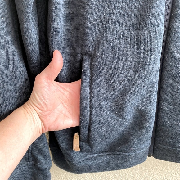 Rukka Rimbey Full zip hoodie with leather zip pulls and arm logo - Picture 4 of 10